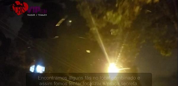  Dogging 4 - Cristina Almeida Grávida chupando e sendo devorada em praça pública por desconhecidos na frente do corno do marido